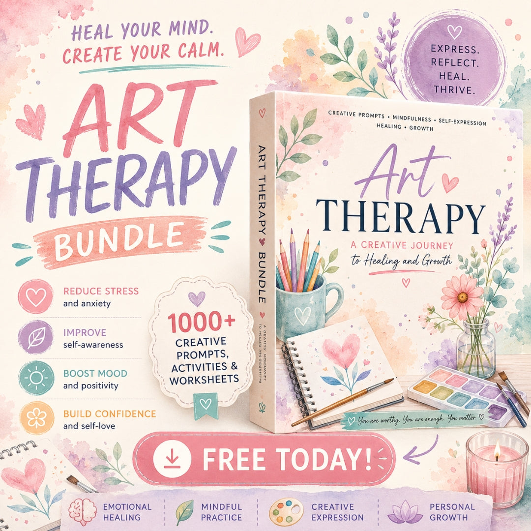 🎨 Art Therapy Bundle – Create, Express, Heal